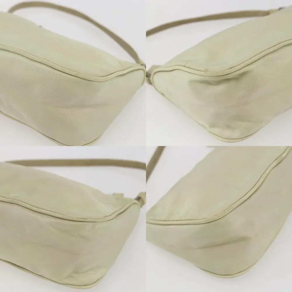 Prada Nylon Accessory Pouch Beige